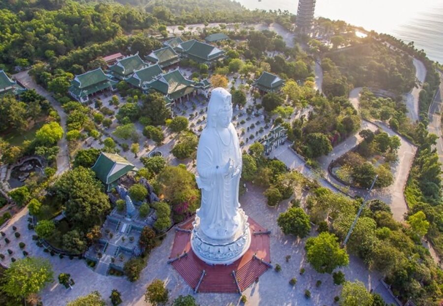 Da Nang: Private City Tour by Scooter with Ao dai Lady Rider - My Khe Beach and Da Nang’s coastal side