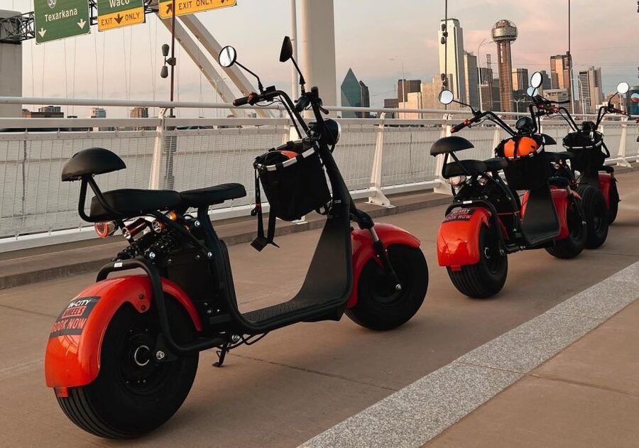 Dallas: Sunset Fat Tire E-Scooter Guided Tour - Key points to know before you book