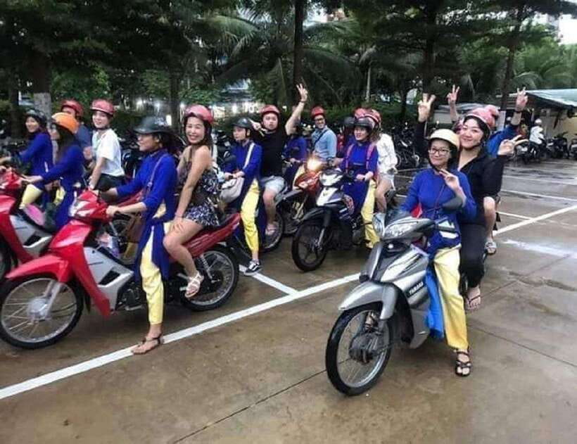 DaNang Night City Scooter Tour-Lady Aodai Rider & Han Cruise - Cruising the Han River after dark