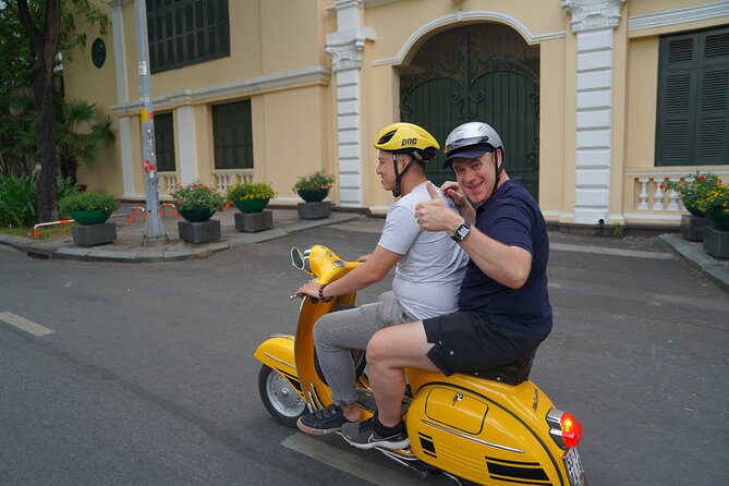 Dining Delights - Vintage Vespa Tour in Saigon - District 5 and the all-you-can-eat BBQ and seafood meal