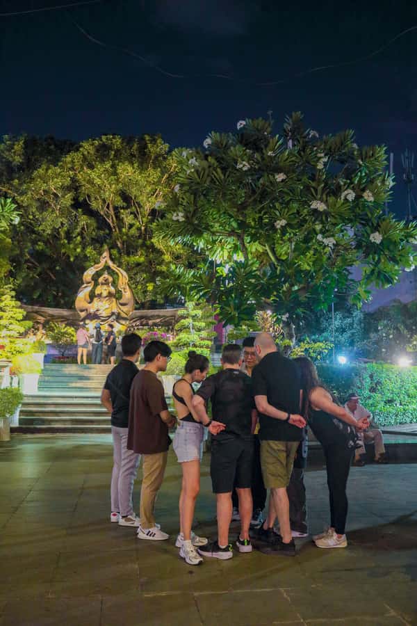 Discover Saigon Hidden Spots on Night Motorbike Adventure - Chinatown after dark, with ghost stories included