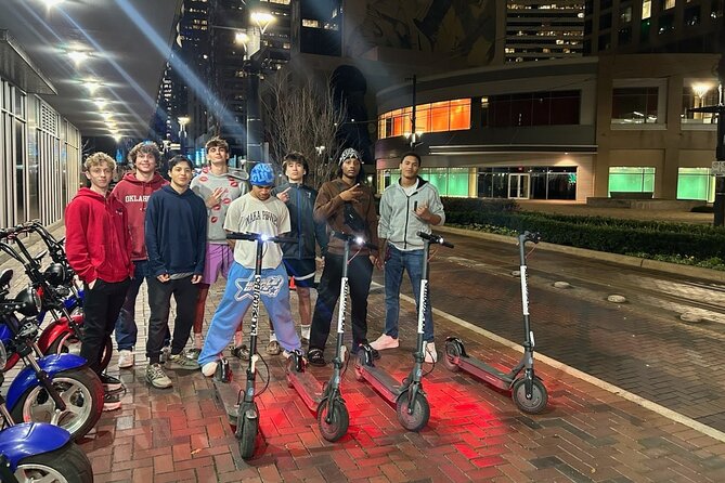 Downtown Houston Sightseeing Self Guided Tour S2 Pro E Scooter - Key points at a glance