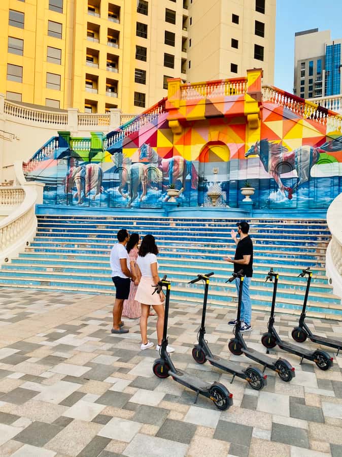 Dubai: E-Scooter Guided Tour of Marina, JBR & Bluewaters - Key points to know before booking
