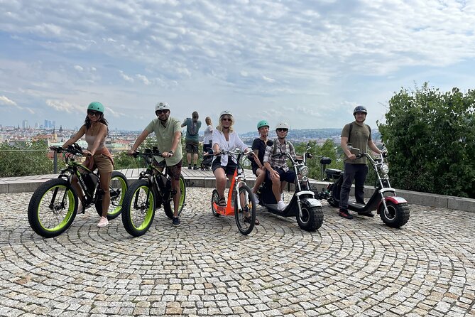 E-Bike, E-Scooter Viewpoint Fun Tour - From the Lennon Wall to Charles Bridge