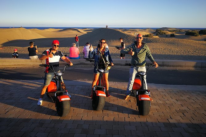 e-Scooter City Tour + Camel Ride inside Maspalomas Dunes - What the electric scooter ride is really like