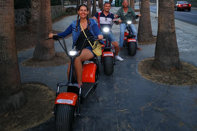 e-Scooter City Tour + Camel Ride inside Maspalomas Dunes - The golden dunes from the right side of the road