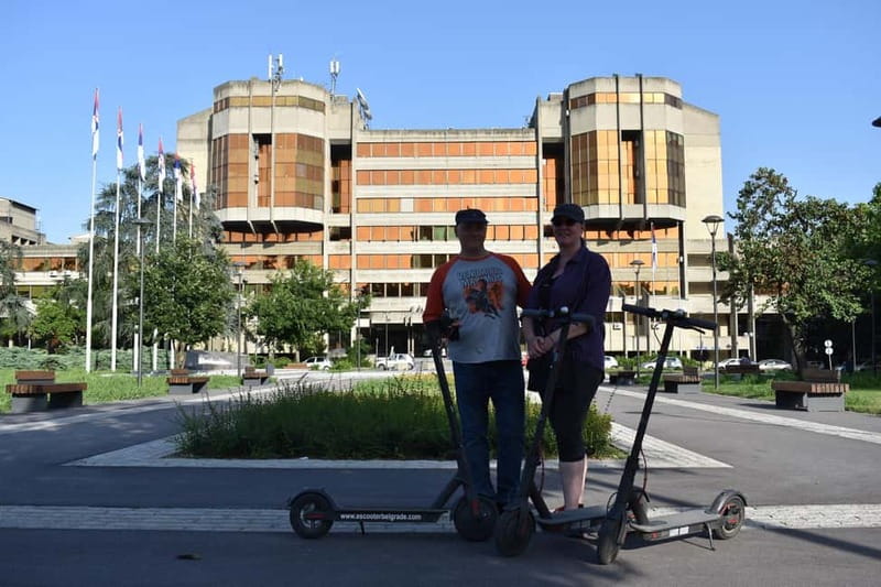 E Scooter Communist tour New Belgrade - What the 2.5-hour route feels like