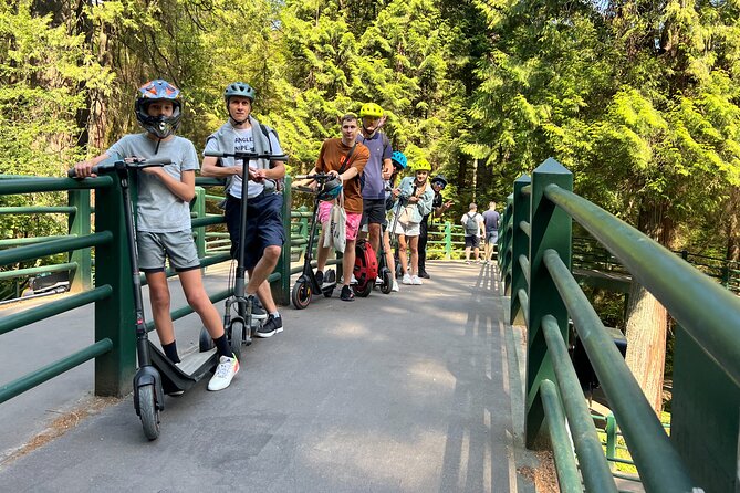 E-scooter & EUC guided tour to the secret spots in Vancouver - Stanley Park: the natural centerpiece