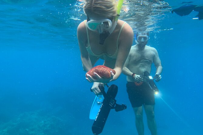E-Scooter Snorkel With Photo and Video At Turtle Town - Makena Landing and the first look at the reef