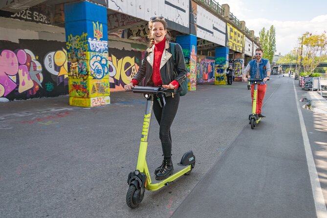 E-Scooter Tour through amazing Vienna! - Starting at Gartenhaus and getting ready to ride