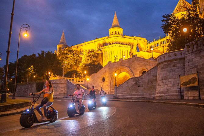 Easy & Convenient E-Scooter Rental for Sightseeing in Budapest - Crossing the River Toward the Buda Castle Area