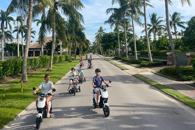 Electric Moped Tour of Naples Florida Family Fun and Easy To Ride - Starting at Shoppes At Dockside