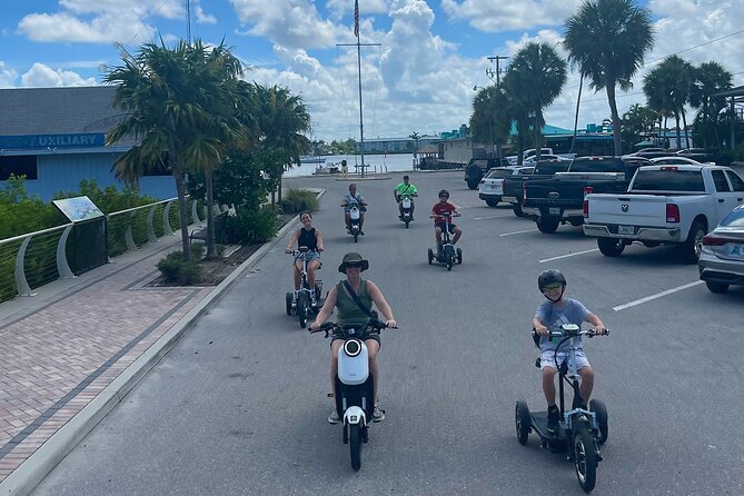 Electric Moped Tour of Naples Florida Family Fun and Easy To Ride - Naples Pier and the Gulf beach