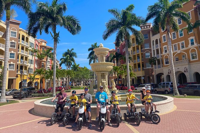 Electric Moped Tour of Naples Florida Family Fun and Easy To Ride - Fifth Avenue South, Naples’ main shopping street