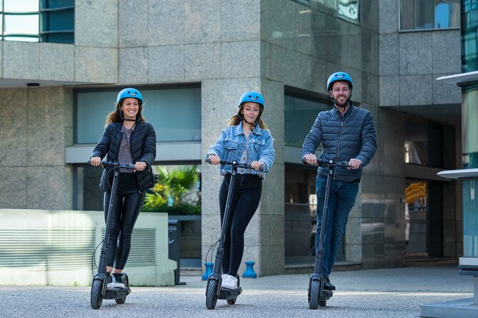 Electric scooter rental in Nice - Riding the Promenade and market area