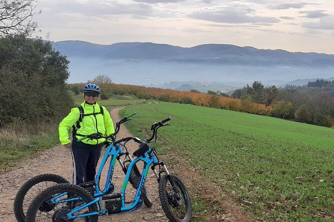 Electric scooter ride in the West of Lyon - Views, orchards, and seasonal character