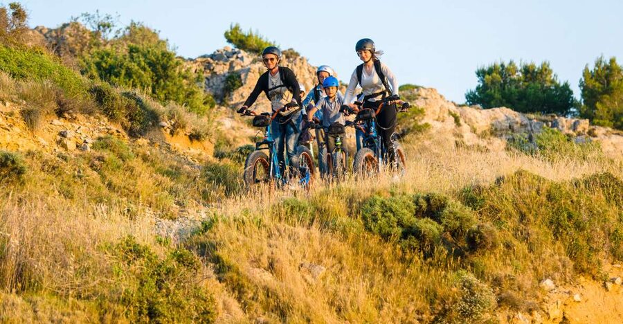 Electric Scooter Tour of Château l'Hospitalet estate - One hour through vines, pine, and scrubland