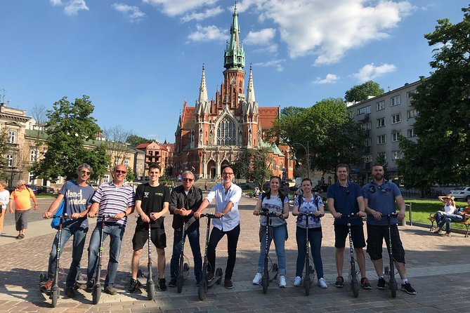 Electric Scooter Tours Kraków - Krakow’s old fortifications and Planty Park