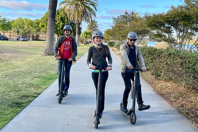 Electric Scooter Waterfront Tour with Pictures - Starting at Liberty Station’s former military grounds