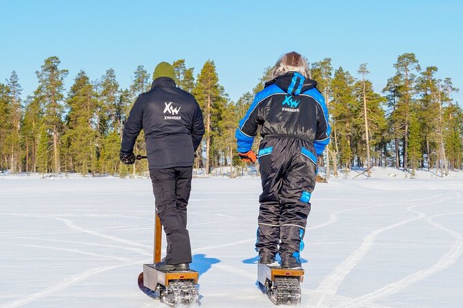 Electric Snow Scooters Tour - Learning the electric snow scooter