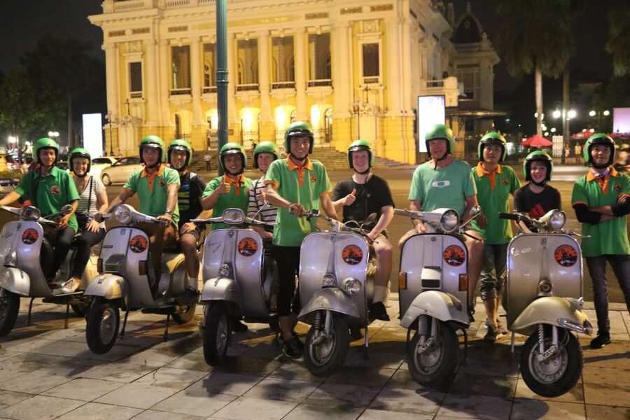 Enjoy Hanoi Like a Local - Vespa & Street Food Tour by Night - Truc Bach Lake, West Lake, and more local food