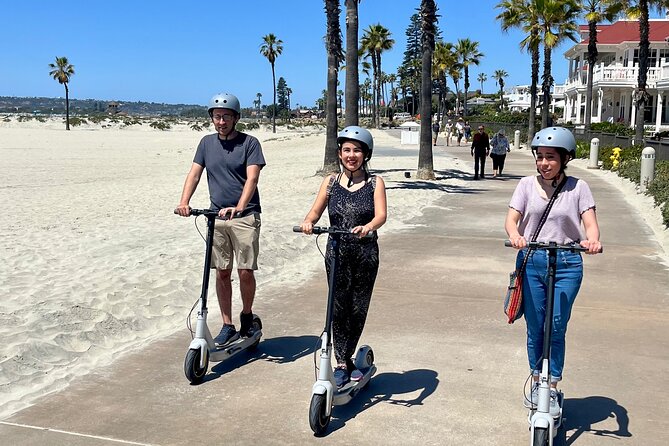 Explore Coronado Island by E-Scooter with Photos Included - Coronado Beach and Hotel del Coronado