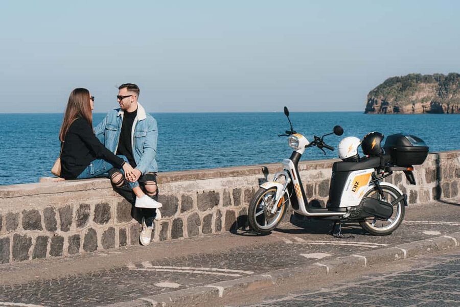 Explore Procida on an Electric Scooter: Daily Rental with All the Perks - Starting and stopping the scooter with the app
