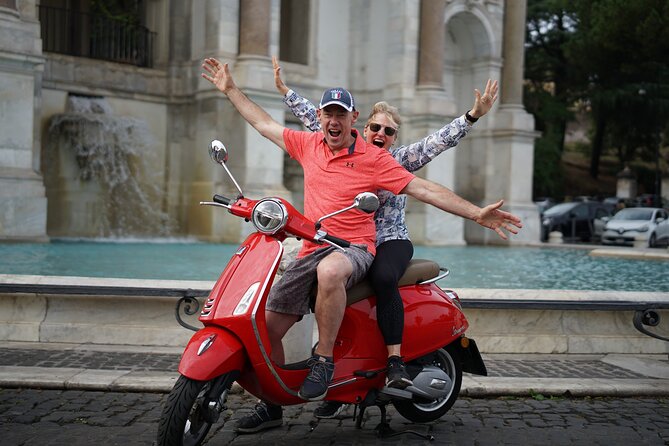 Explore Rome on a Vespa: Uncover the City's Hidden Gems - Acqua Paola Fountain on Janiculum Hill