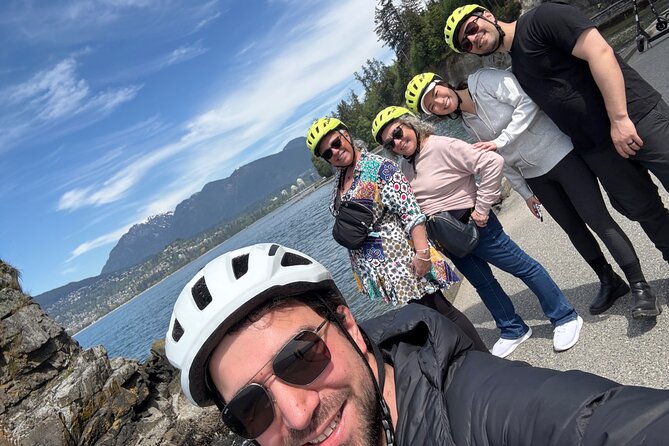 Explore Stanley Park on Electric Scooters - Siwash Rock and the meeting of forest and coast
