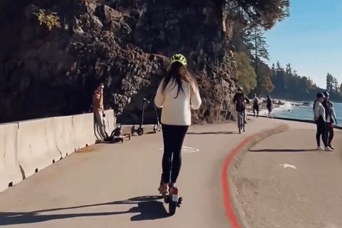 Explore Stanley Park on Electric Scooters - Brockton Point and the famous totem poles