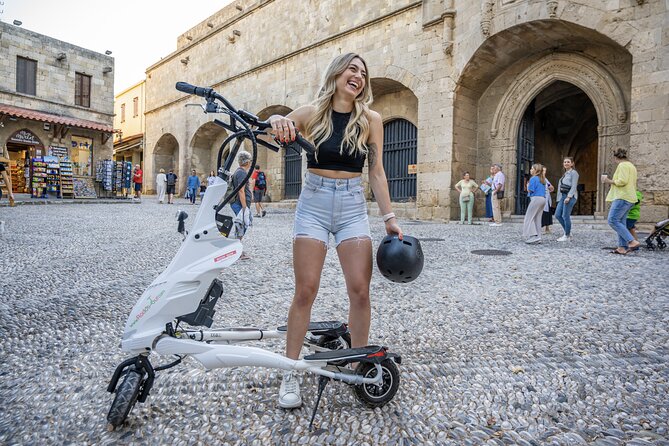 Explore the new town and the medieval town of Rhodes on scooters - 3 hours - Key points to know before you book