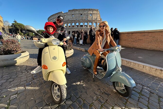 Exploring Rome on a Vintage Vespa Adventure Journey - Trevi Fountain, Campo de’ Fiori, and the Spanish Steps