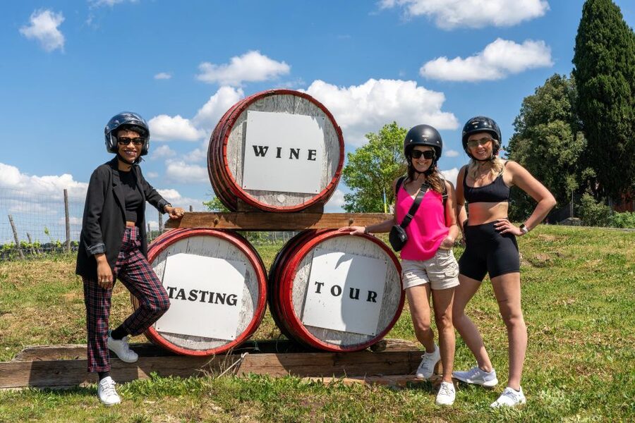 Florence: Chianti Wine Region Vespa or Fiat Topolino Tour - Riding through Impruneta and the Chianti hills