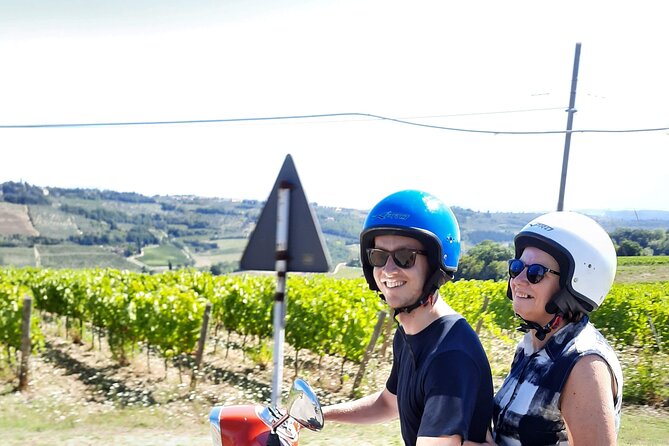 Florence Vespa Tour as a Passenger, max 6 people + Wine Window! - Piazzale Michelangelo gives you the classic Florence view