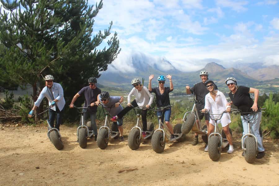 Franschhoek: Downhill Scooter Tour - The first 10 minutes: safety, controls, and getting comfortable