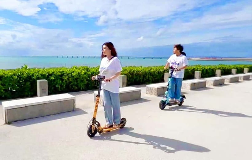 Free delivery to hotel : E-Scooter rent/No license required - Key points at a glance