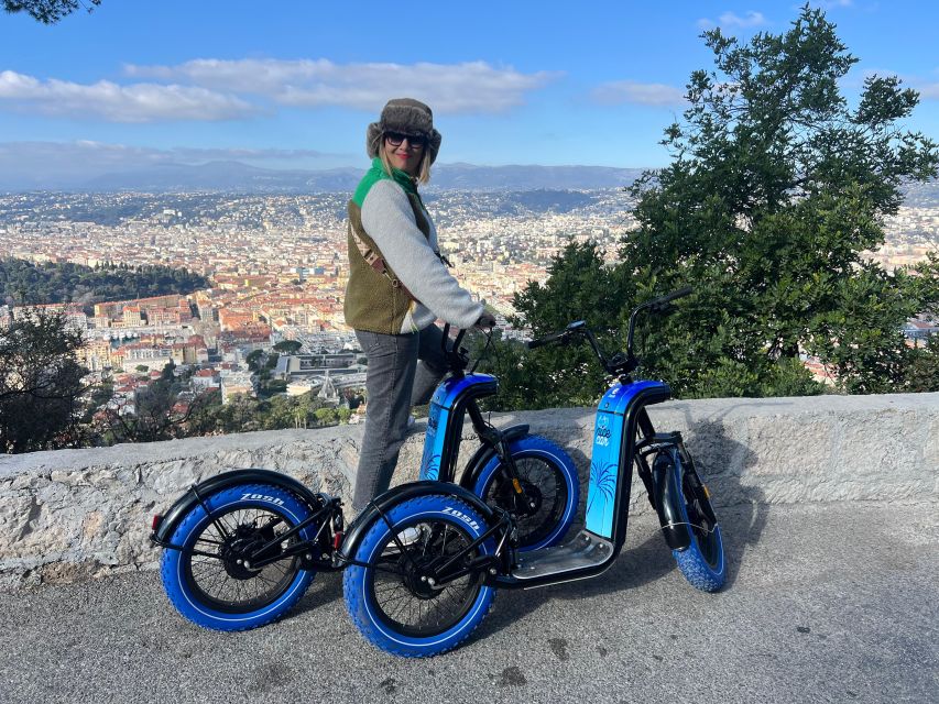 French Riviera : Guided Visit on a E-Scooter - Mont Boron and Fort Alban in 15 minutes
