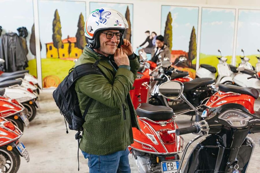 From Florence: Tuscan Countryside Vespa Tour with Tastings - Narrow lanes, villas, and olive groves