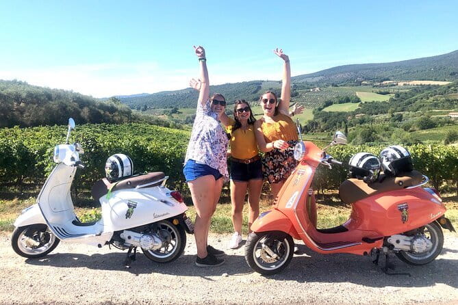 From San Gimignano: Tuscany Vespa Tour, Lunch & Wine Tasting - Riding from Poggibonsi into Chianti