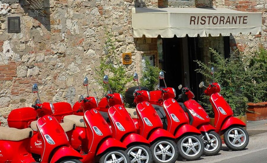 From San Gimignano: Vespa Tour in Chianti - Shared Vespa or exclusive driver option
