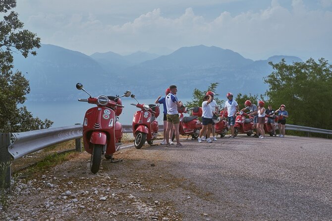 Full-Day Self-Guided Garda Vespa Tour departing at Salò - Pieve di Tremosine, high above the water
