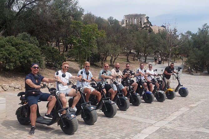 GoPro Adventure Tour in Acropolis area by E-Scooter - Training before the Athens streets