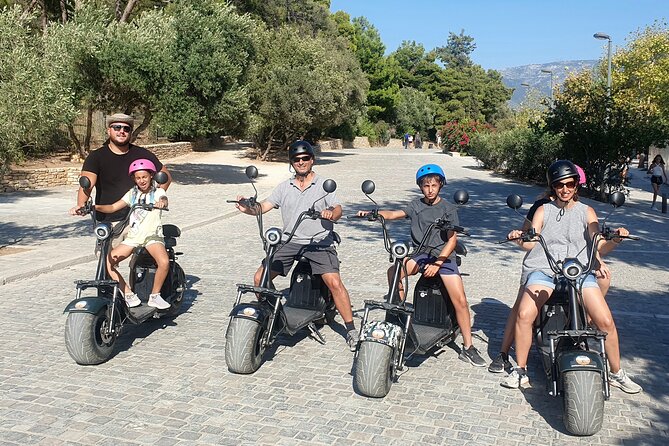 GoPro Adventure Tour in Acropolis area by E-Scooter - Old Athens, small roads, and local street views