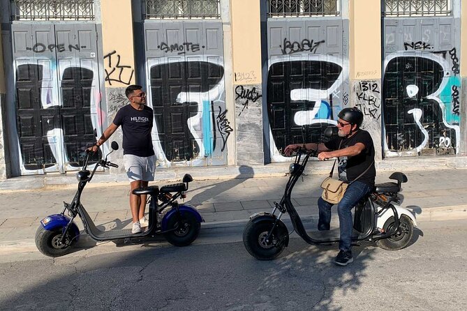 GoPro Adventure Tour in Acropolis area by E-Scooter - A quieter stop for the spirit of ancient Athens