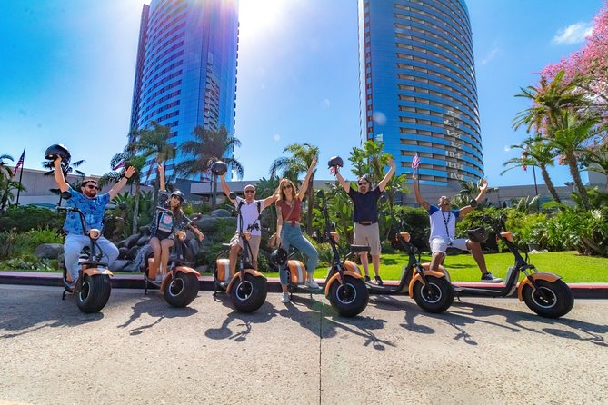 GPS Guided Coronado Electric Scooter Tour - Taking the Flagship ferry with your scooter