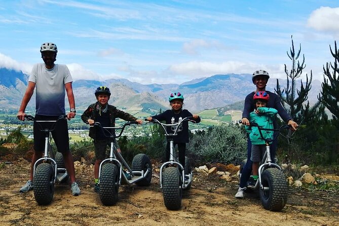 Gravity Scooter in Franschhoek - The 4x4 ride through the wine farm