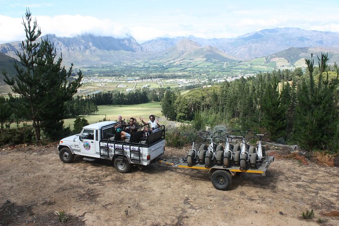 Gravity Scooter in Franschhoek - Riding with children and mixed-age groups