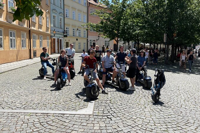 Guided sightseeing e-scooter tour of Prague: 2 hours - Starting in Old Town with scooter practice