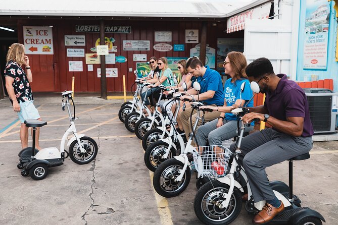 Guided Tour Pick your Ride Trikes Mopeds Segways and Bike Tour - Tin City, where shopping meets the old waterfront