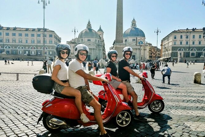 Guided Vespa Tour of Rome – Ride a Vespa with a Local Guide - Trevi Fountain and the classic Rome photo stop